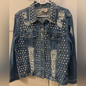 Oversized denim jacket - Furst of a Kind